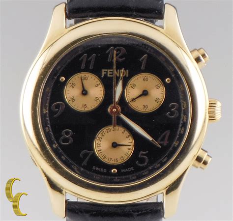 fendi watch leather|fendi watches old models.